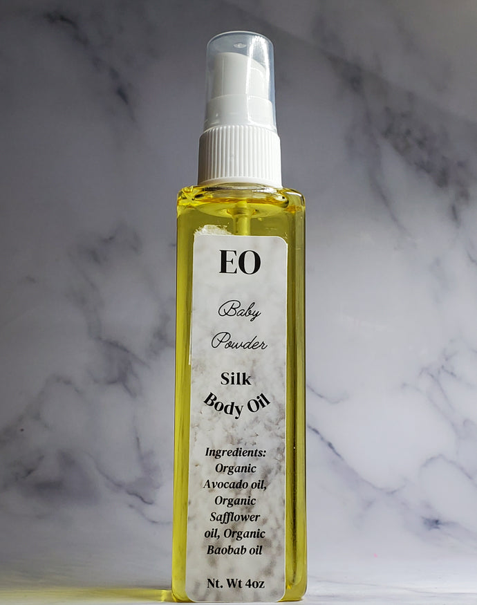 Baby Powder Silk Body Oil